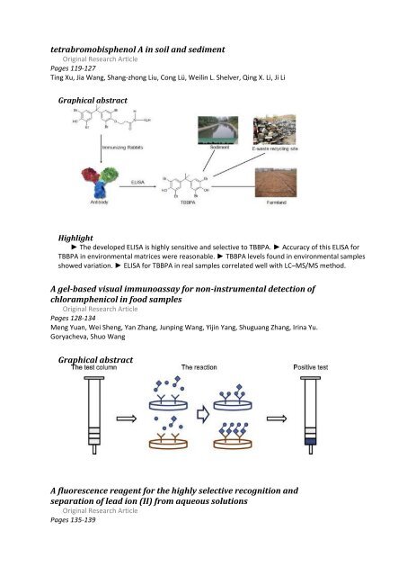 Analytica Chimica Acta Volume 751, Pages 1-188 (2 November 2012)