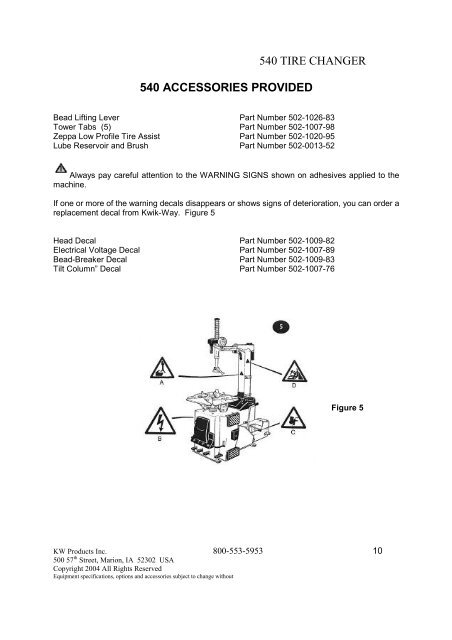 540 Telescoping Tilt-Tower Tire Changer