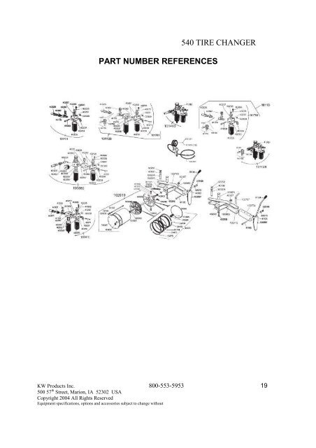 540 Telescoping Tilt-Tower Tire Changer