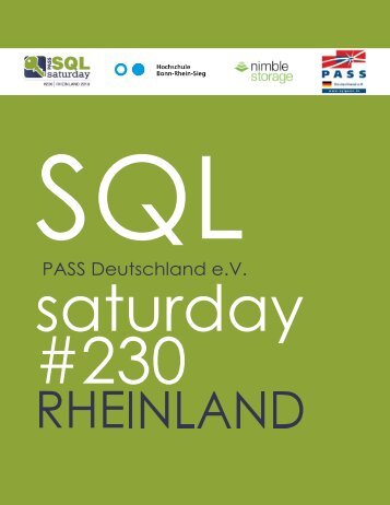 SQLSaturday #230 - Rheinland