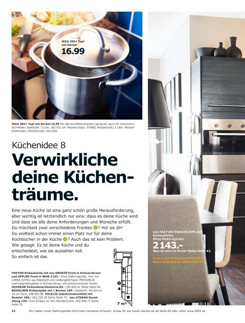 Ikea Küchen und Elektrogeräte 2013