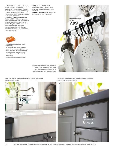 Ikea Küchen und Elektrogeräte 2013