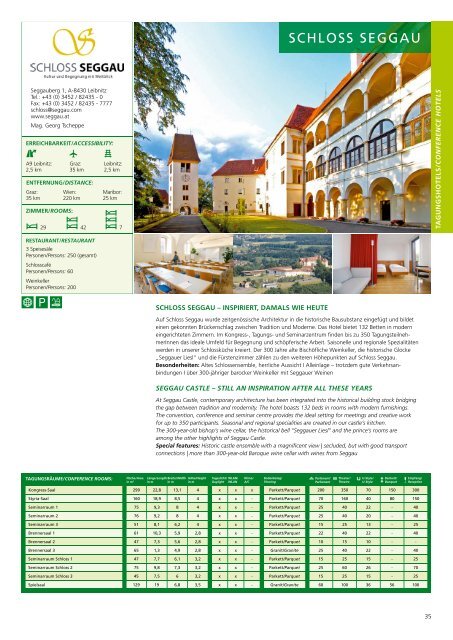 Steiermark Convention - Tagungsplaner 2013