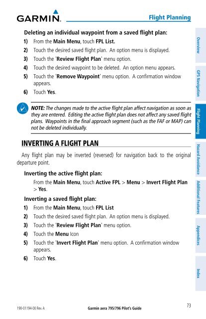 Pilot's Guide