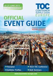 TOC Europe Event Guide