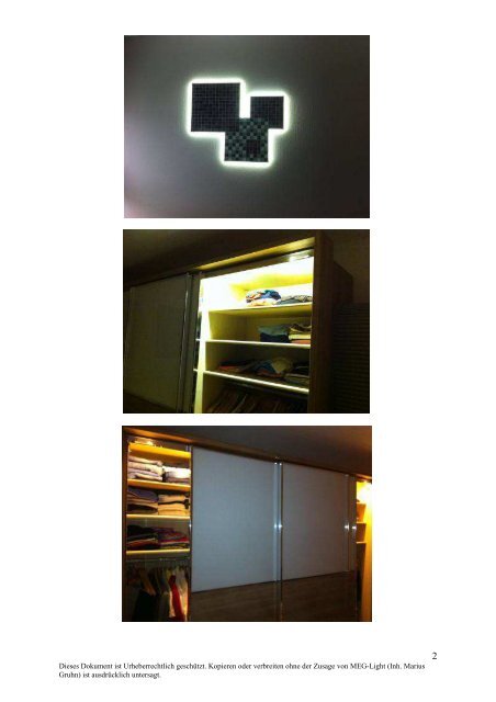 LED Projekt-beispiele by MEG-Light