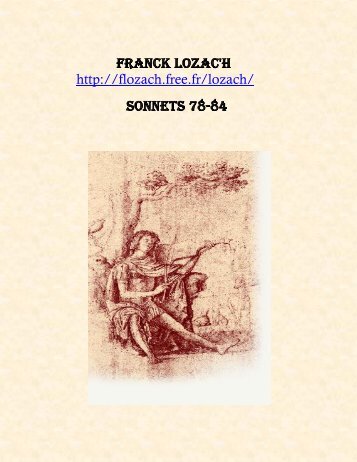 FRANCK LOZAC'H http://flozach.free.fr/lozach/ SONNETS 78-84