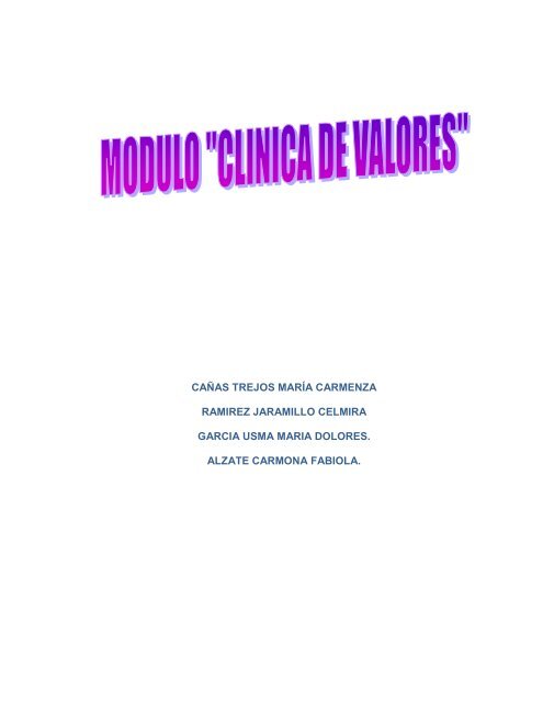 Modulo Clinica De Valores 1 Pdf