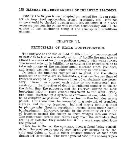 manual for commanders of infantry platoons. - US Army Combined ...