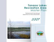 Tanana Lakes Recreation Area Master Plan - Fairbanks North Star ...