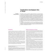 Complications neurologiques liées à l'alcool - Psychologie - M ...