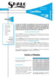 Guide des Certifiés - Snalc.org
