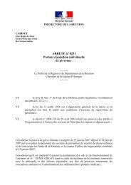 Arrêté n° 251 / CAB portant réquisition individuelle de ... - Préfecture