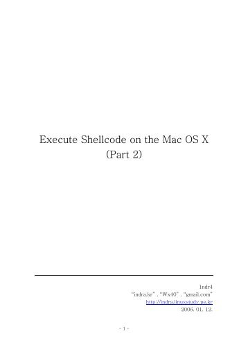 Execute Shellcode on the MacOSX Part2 [indra].pdf