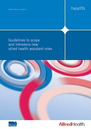 Guidelines to scope and introduce new allied ... - health.vic.gov.au