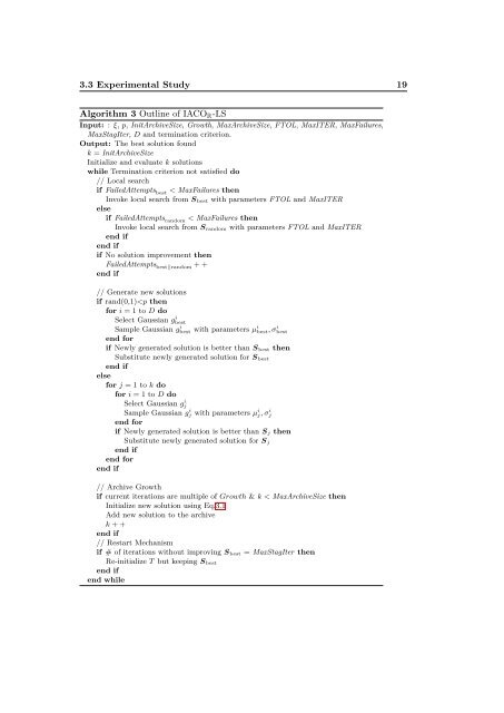 Improved ant colony optimization algorithms for continuous ... - CoDE