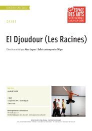 Dossier El Djoudour - Espace des Arts