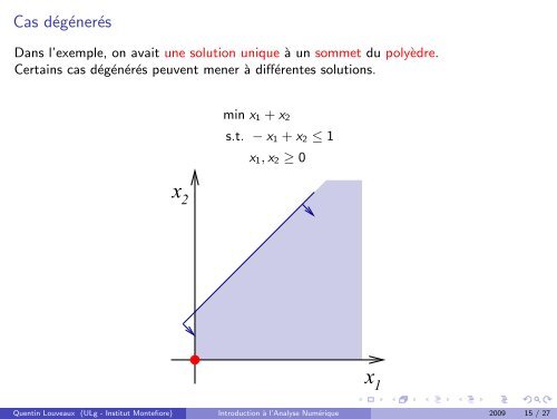 programmation lineaire - Montefiore