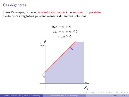 programmation lineaire - Montefiore