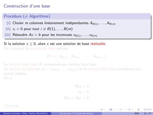 programmation lineaire - Montefiore