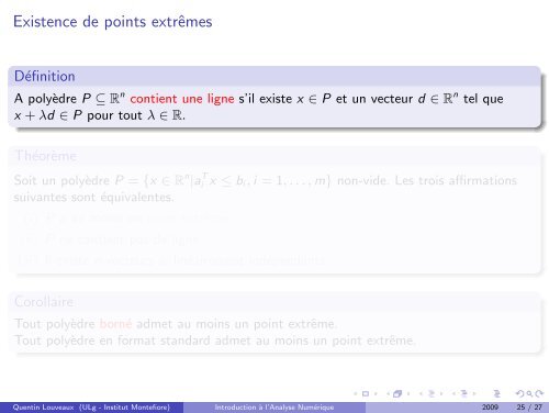 programmation lineaire - Montefiore