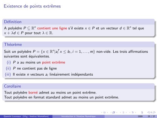 programmation lineaire - Montefiore