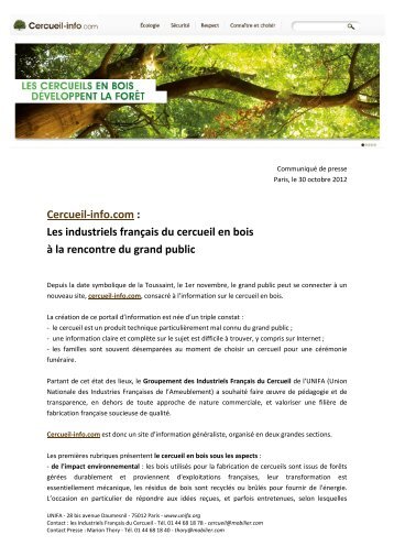 Cercueil-info.com : Les industriels français du cercueil en ... - UNIFA