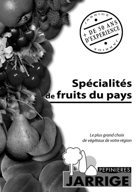 voir le catalogue fruitiers - pepinieres jarrige