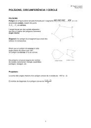 POLÍGONS, CIRCUMFERÈNCIA I CERCLE - ricardpeiro.es