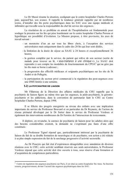 Rapport Charles Perrens - Mission Nationale d'Appui en Santé ...