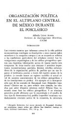 organización política en el altiplano central de méxico durante el ...