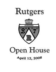 Letter from the Dean - Rutgers University School Of Engineering