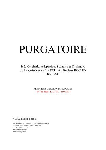 PURGATOIRE - nikolaus roche-kresse