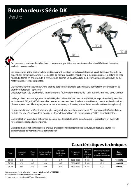 aiguilles bouchardeurs - Doga