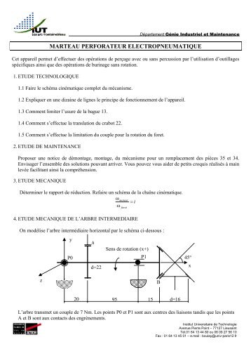 Marteau perforateur - Free