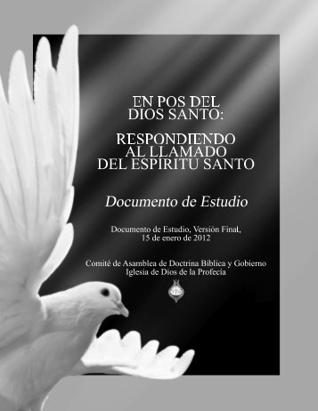 En Pos del Dios Santo - Church of God of Prophecy