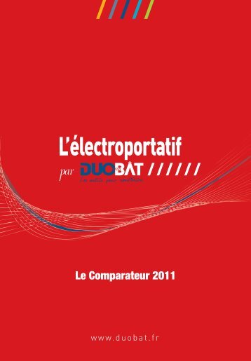 Télécharger le catalogue électroportatif