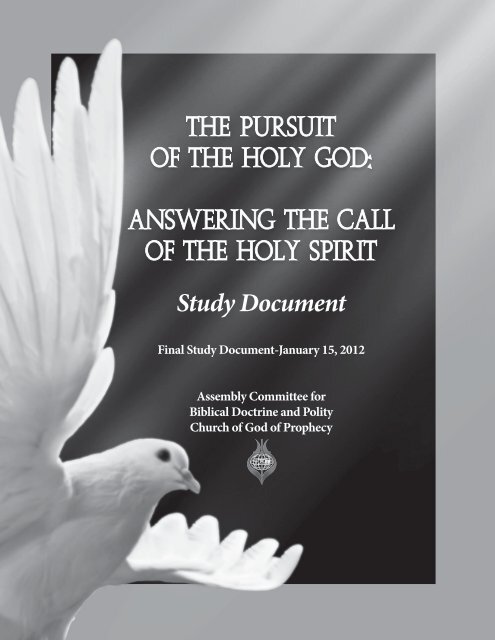 The Pursuit of the Holy God - Church of God of Prophecy