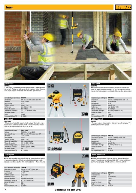 Dewalt Machines Professionnels 2013 - Stiens