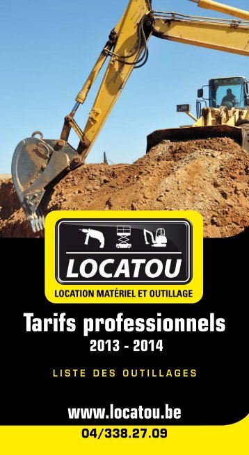 en cliquant ICI - LOCATION DE MATERIEL LOCATOU