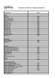 Consultez notre liste de machines [pdf]