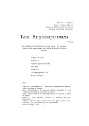 Les Angiospermes (Théâtre) - Margelle