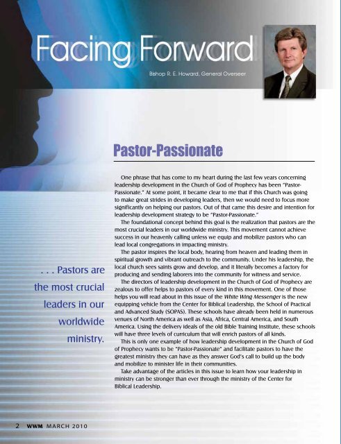 Pastor-Passionate - Church of God of Prophecy