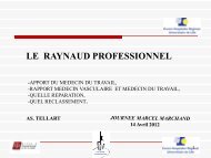 Le Raynaud professionnel - Institut de Santé au Travail du Nord de ...