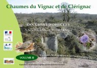 Chaumes du Vignac et de Clérignac - PEGASE Poitou-Charentes