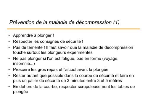 « Plongée sous marine : évaluation des risques, prévention et ...