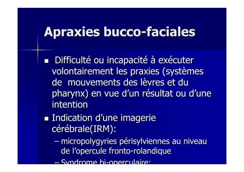 Examen neurologique et langage - Réseau Santé Langage