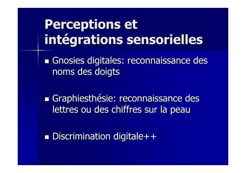 Examen neurologique et langage - Réseau Santé Langage