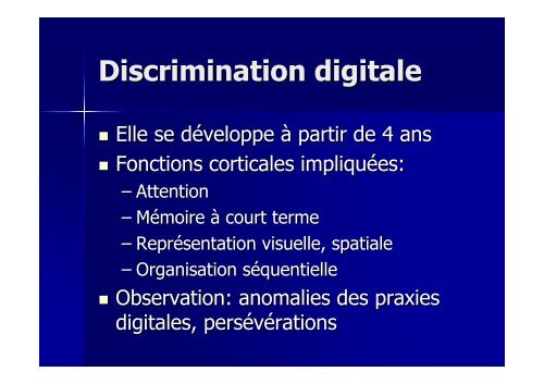 Examen neurologique et langage - Réseau Santé Langage