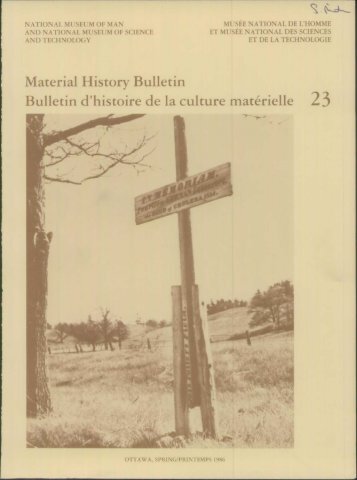 Material History Bulletin - Memorial University's Digital Archives ...